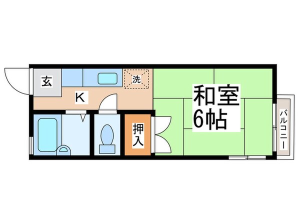 メゾンソレイユの物件間取画像